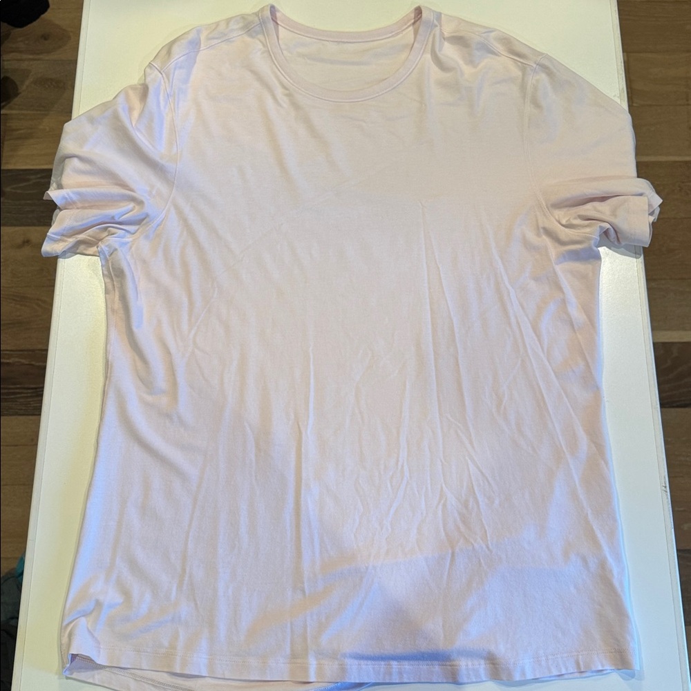 lululemon athletica Light Pink Short Sleeve Tee